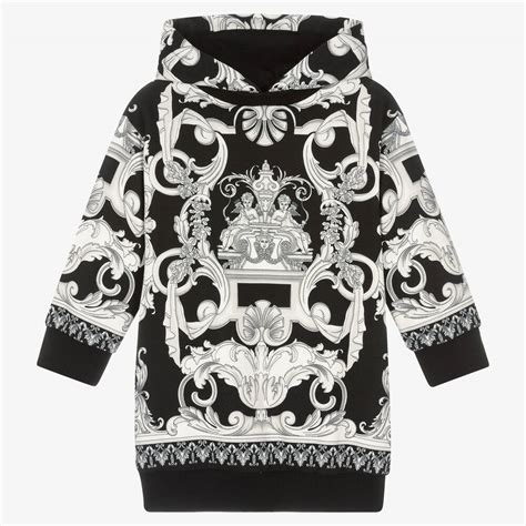 versace hoodie dress